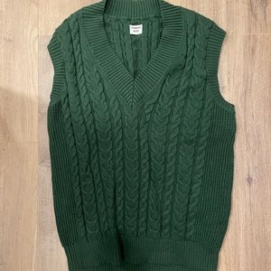 Sunday Best green sweater vest
